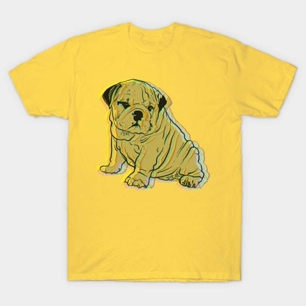 bulldog T-Shirt by gupikus